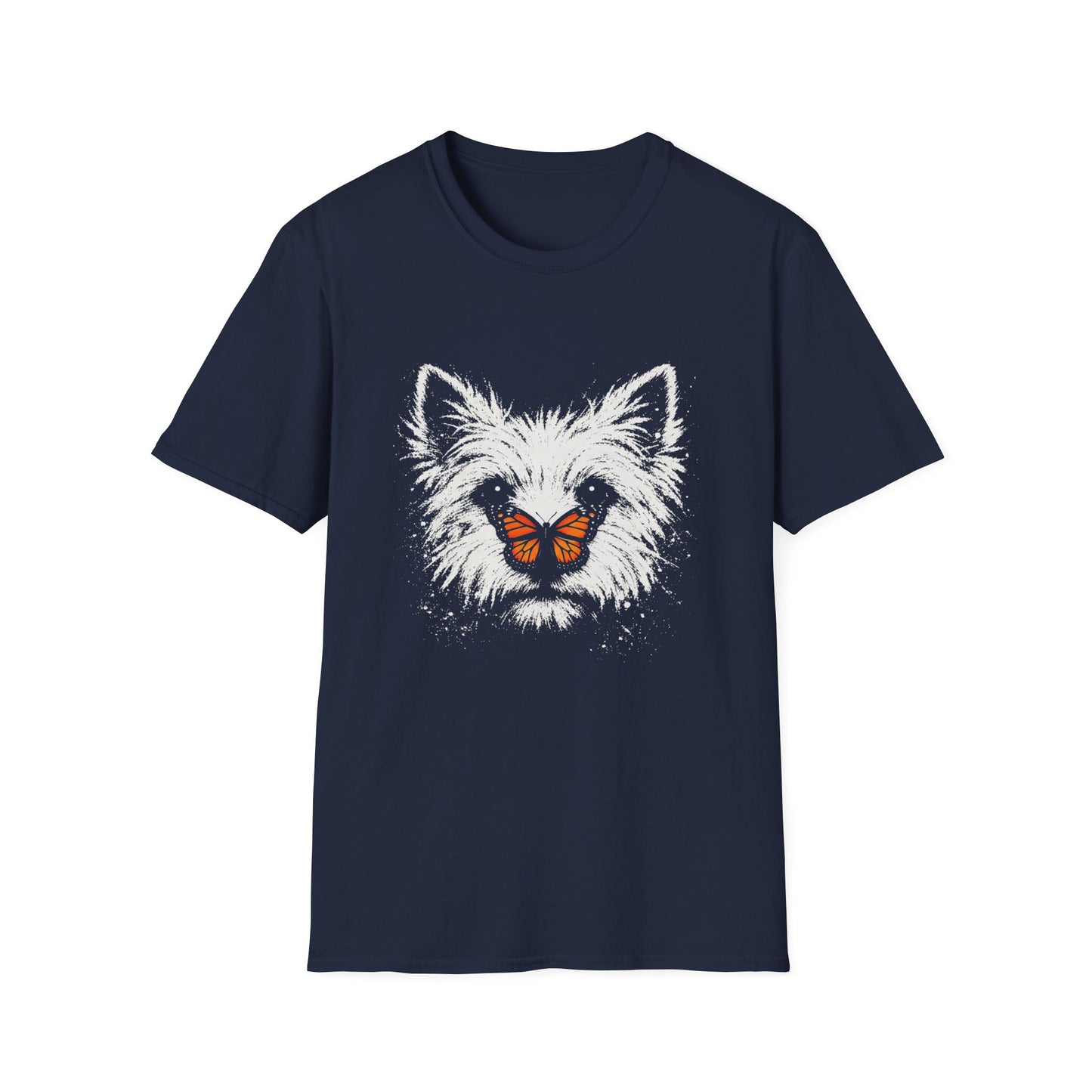 Westie With Butterfly Tee