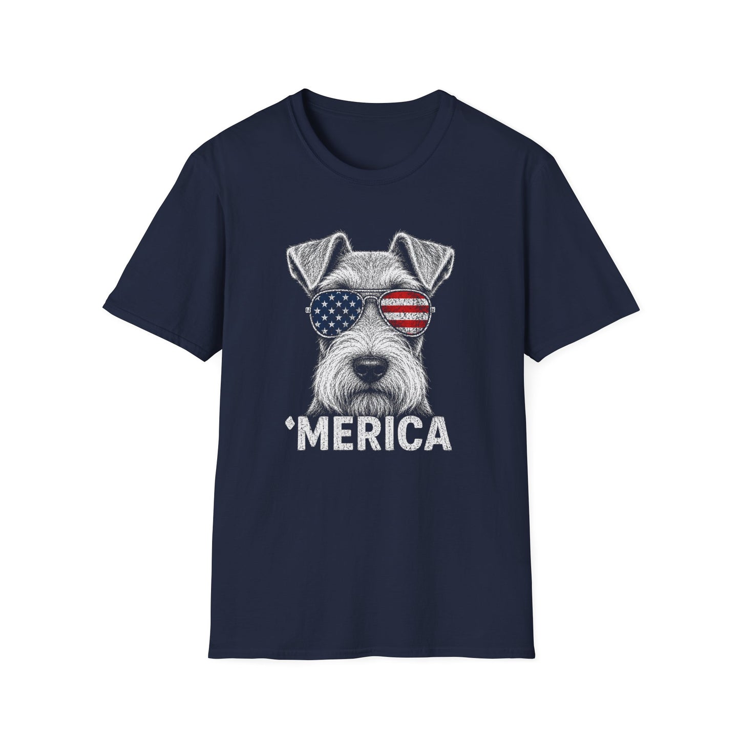 Wire Fox Terrier Merica Tee