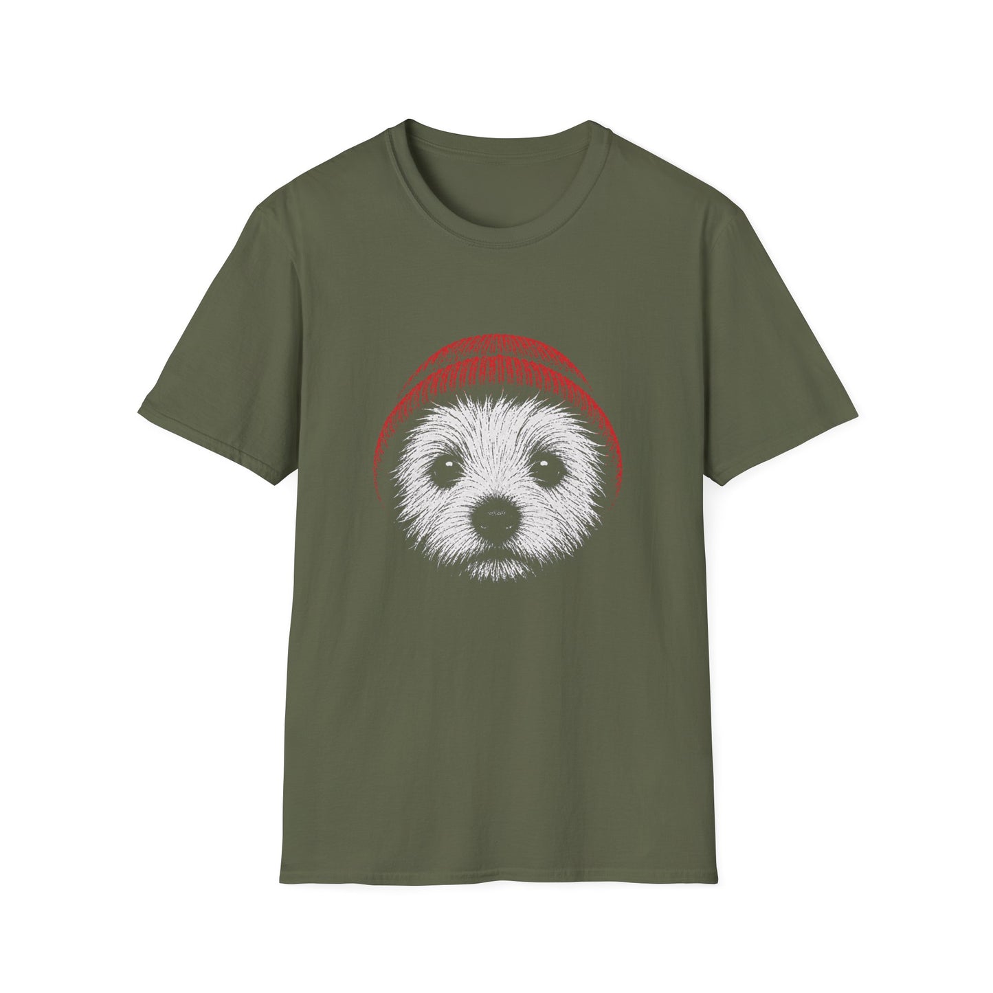 Red Hat Westie Puppy Tee