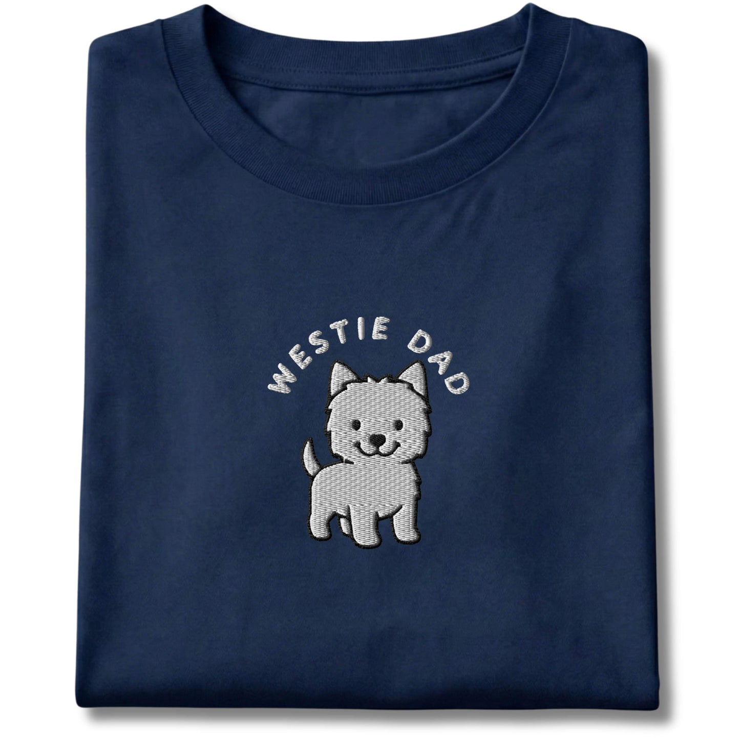 Embroidered Westie Dad Tee