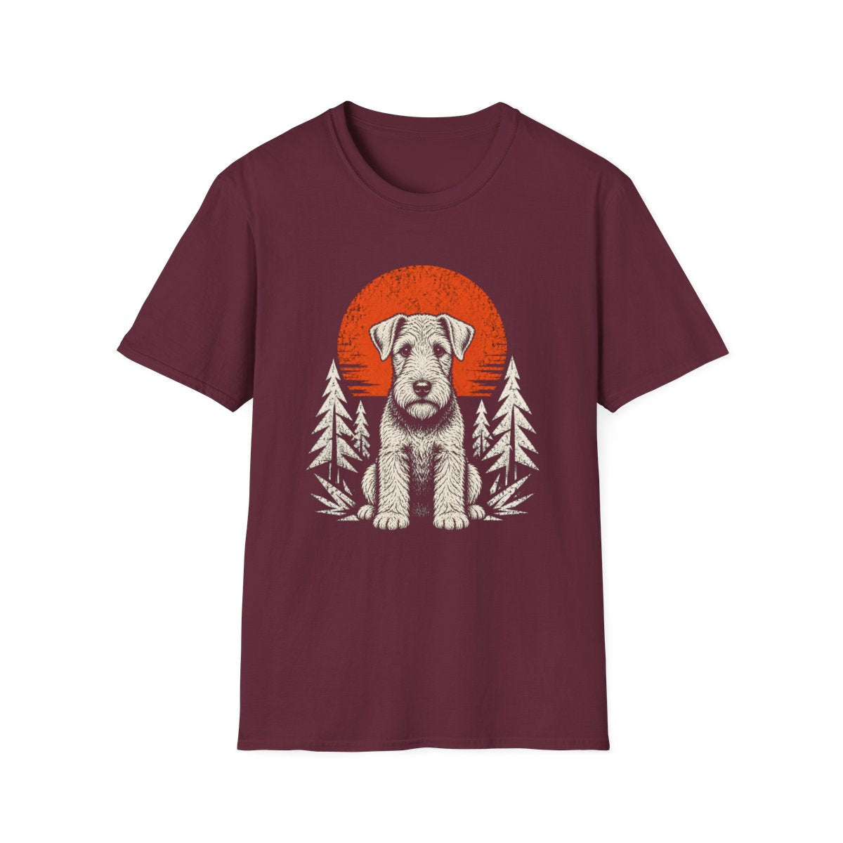 Airedale Terrier Adventure Club Tee - Maroon