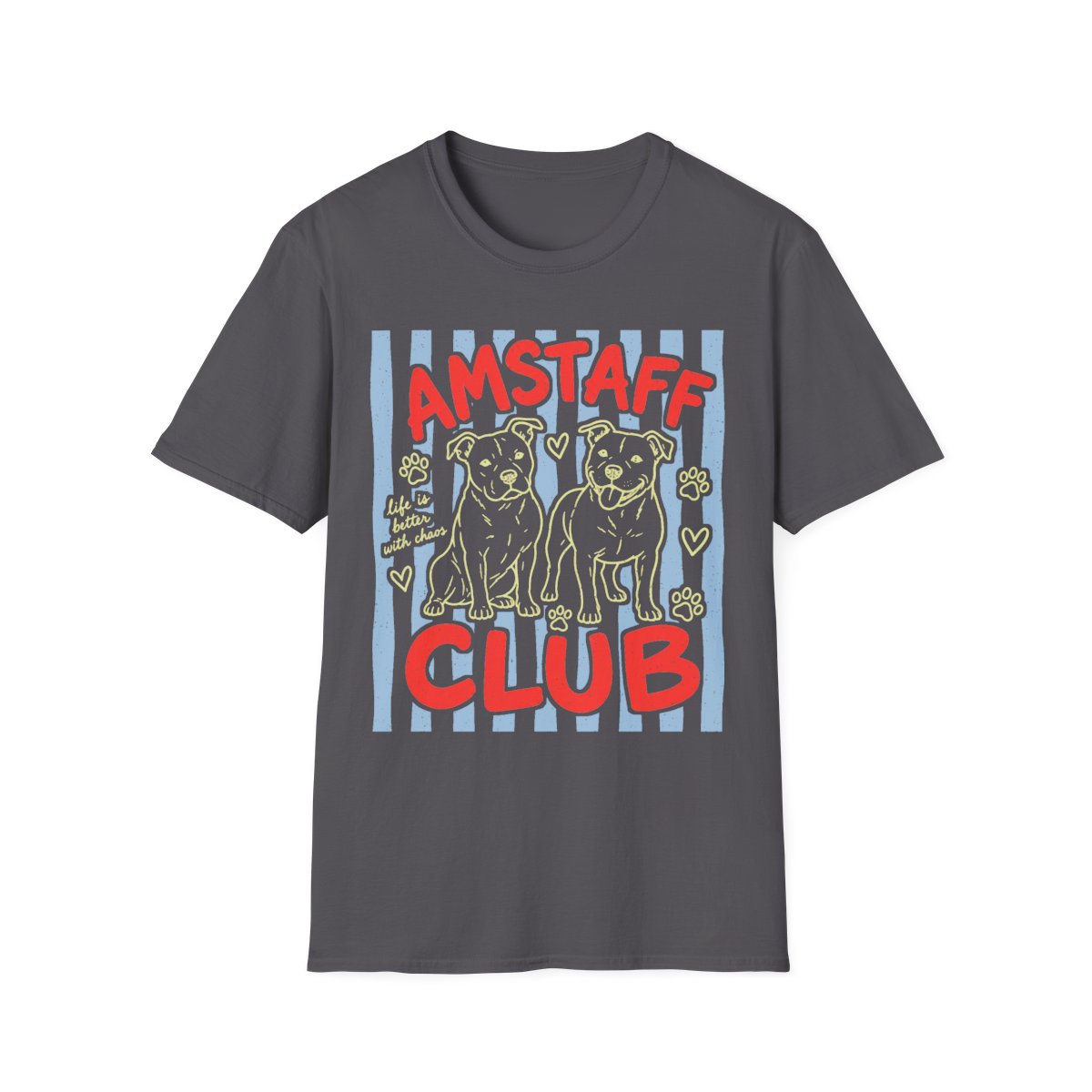 AmStaff Club Tee - Charcoal