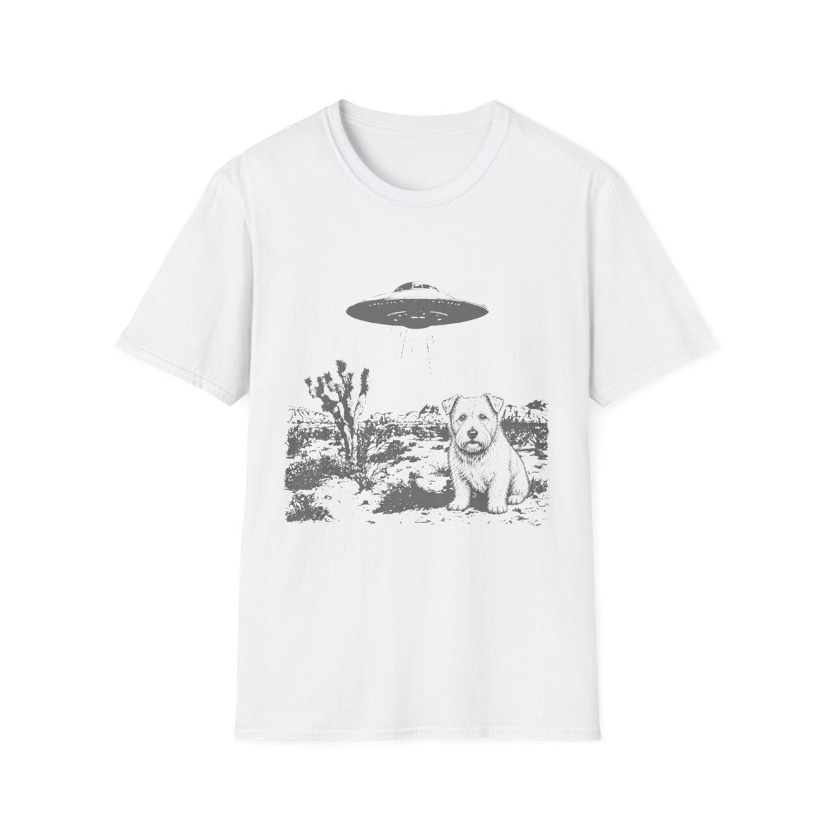Area 51 Glen of Imaal Terrier Tee - White