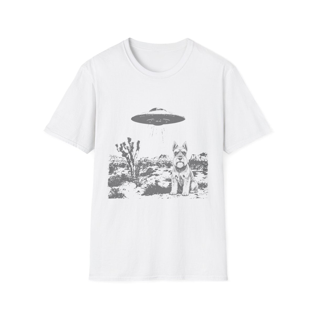 Area 51 Schnauzer Tee - White