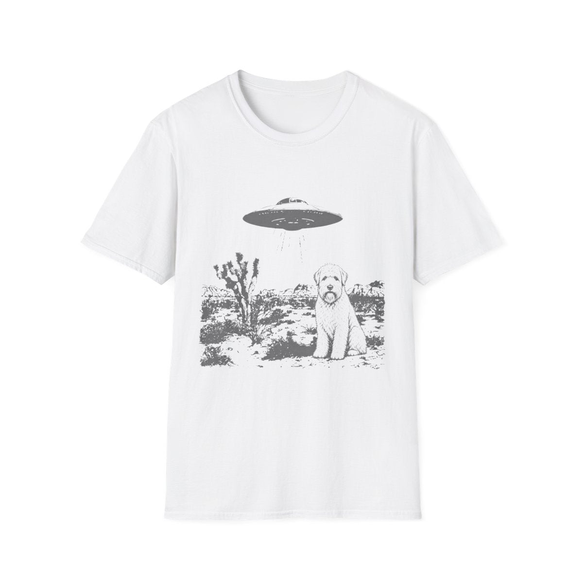 Area 51 Soft Coated Wheaten Terrier Tee - White