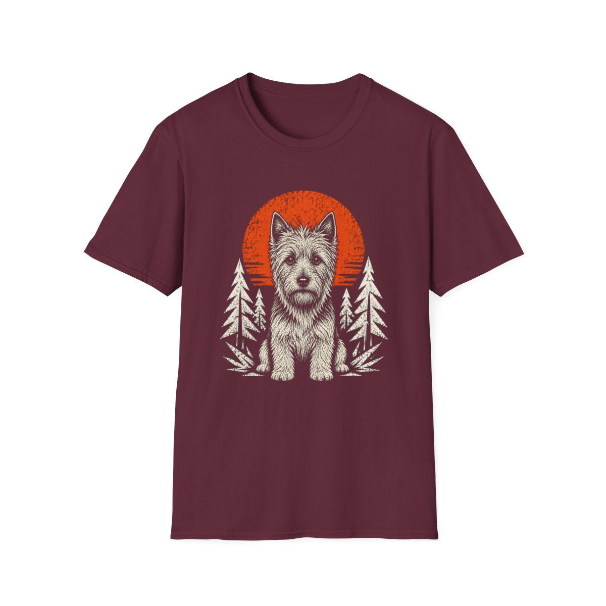 Australian Terrier Adventure Club Tee - Maroon