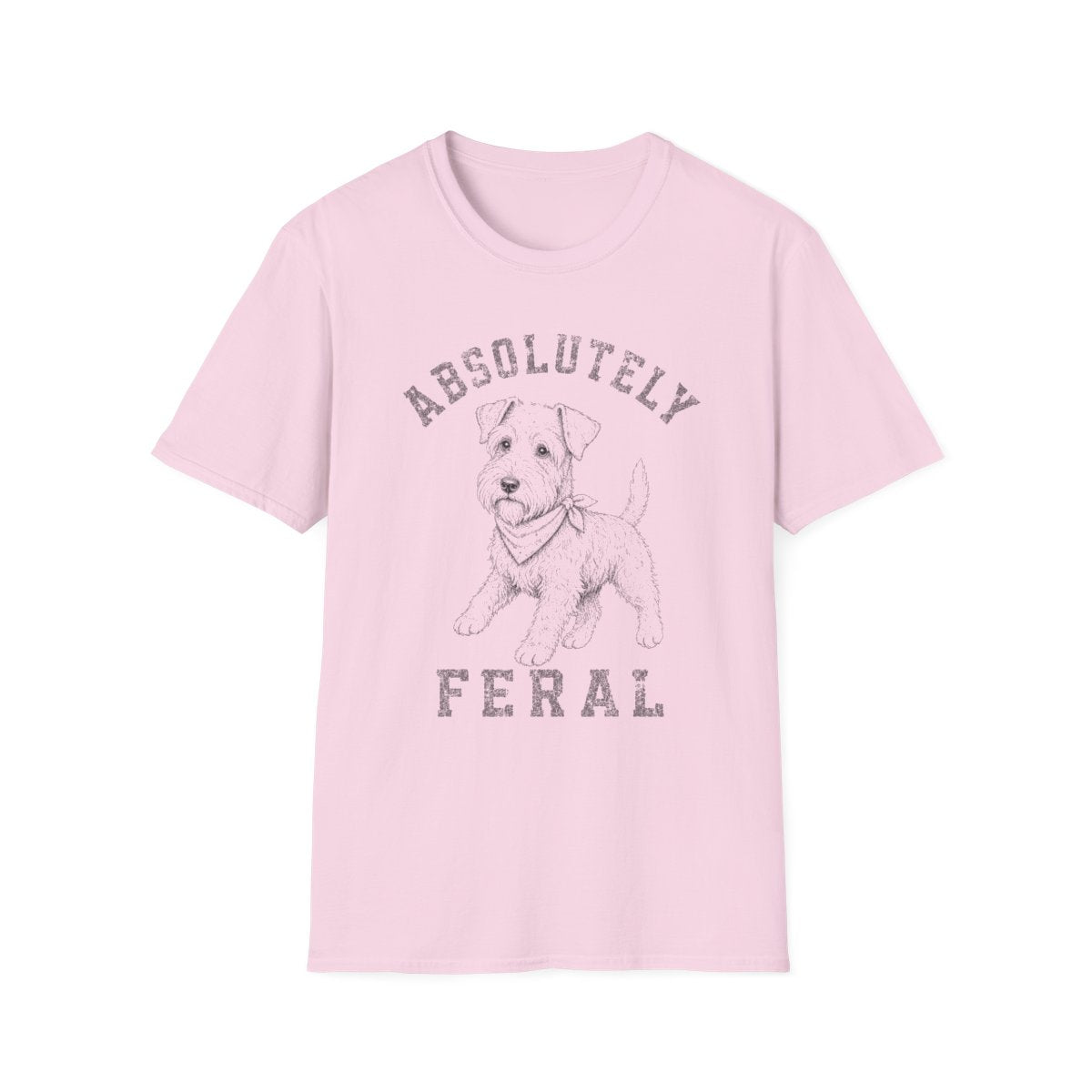 Bandana Cesky Terrier Tee - Light Pink