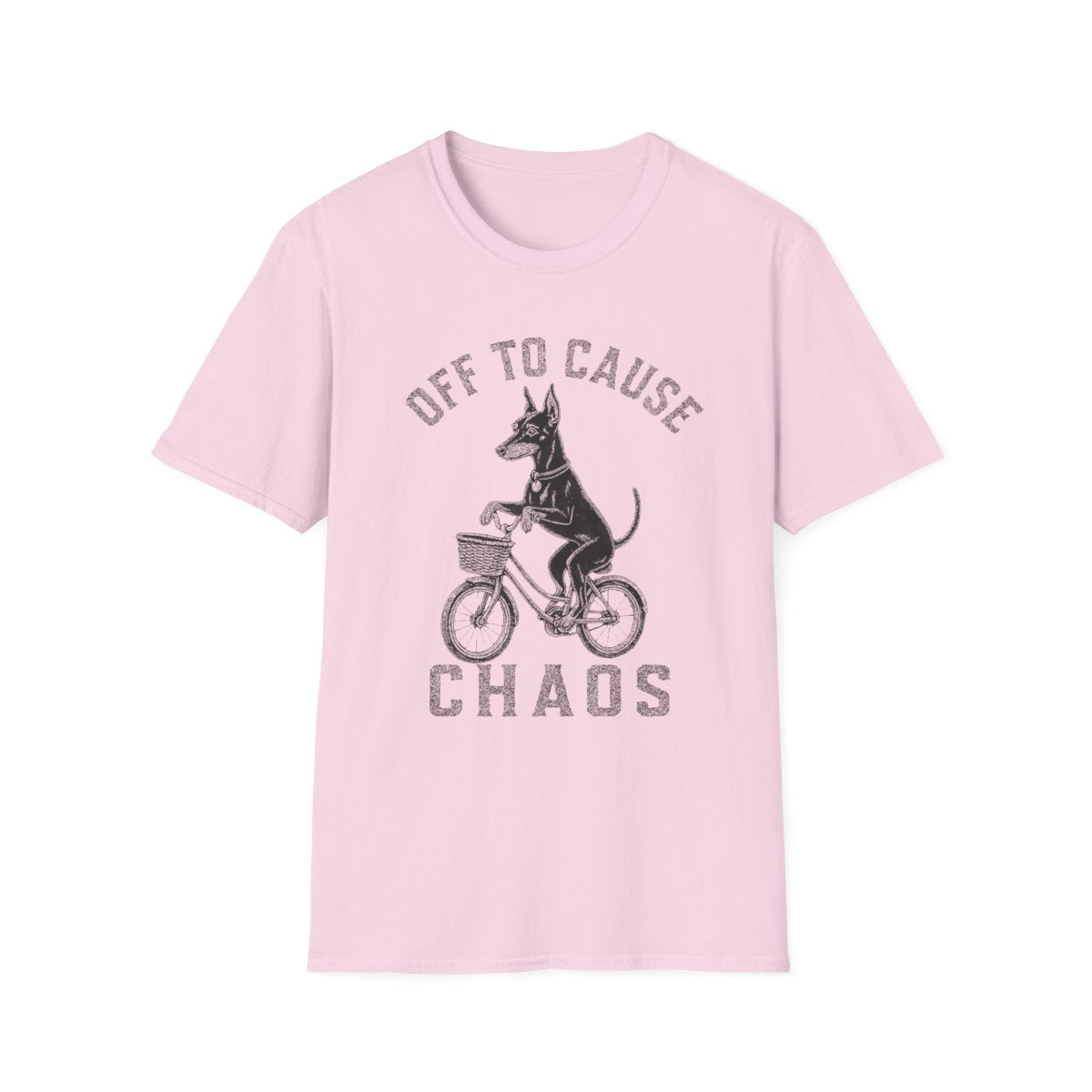 Bicycle Manchester Terrier Tee - Light Pink