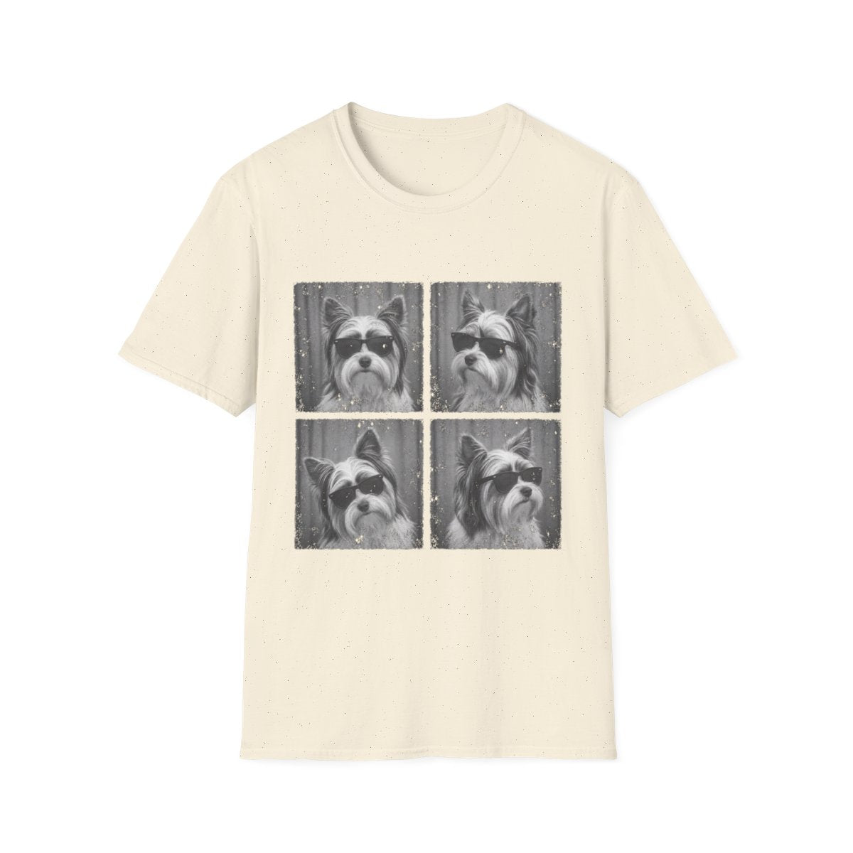Biewer Terrier Photo Booth Tee - Natural