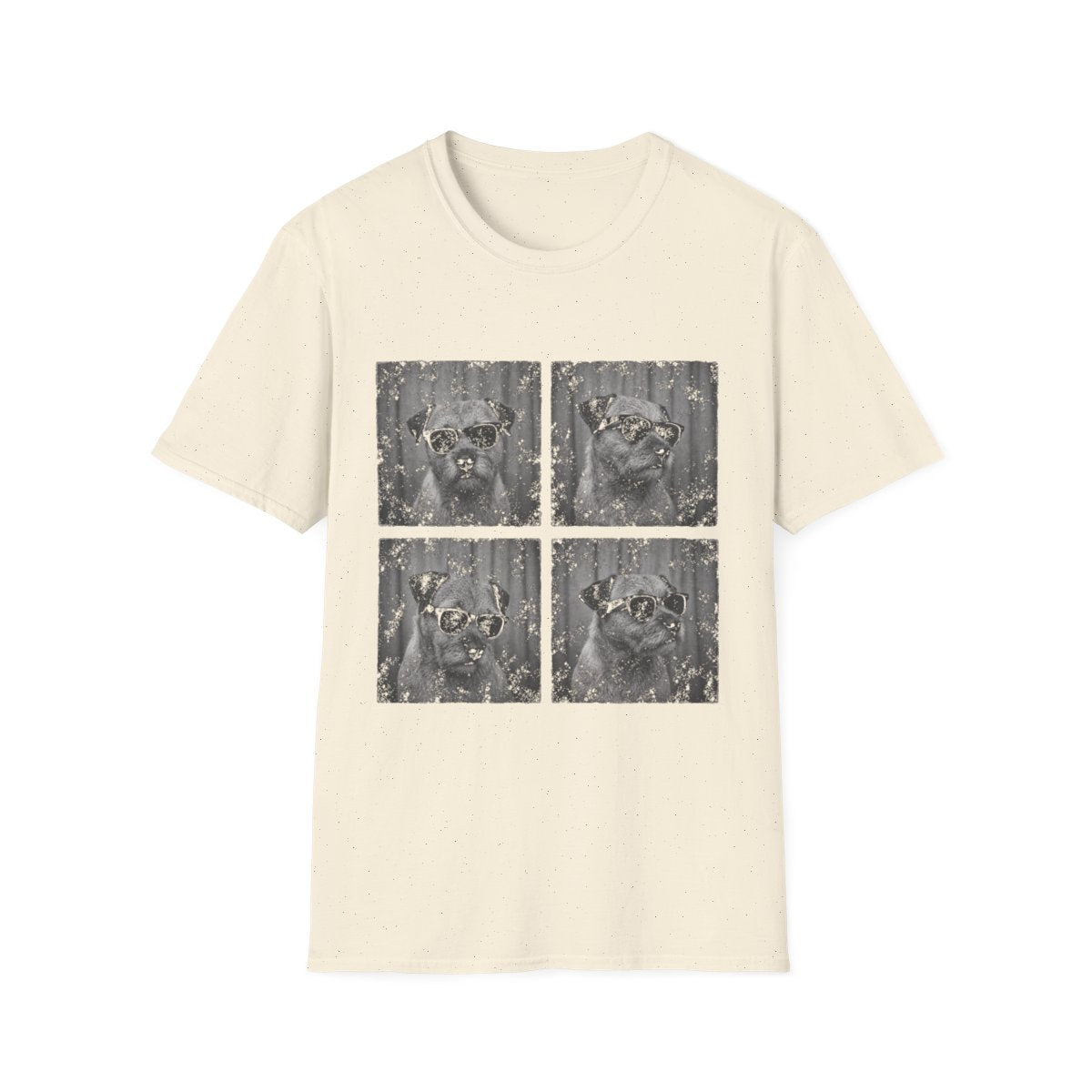 Border Terrier Photo Booth Tee - Natural