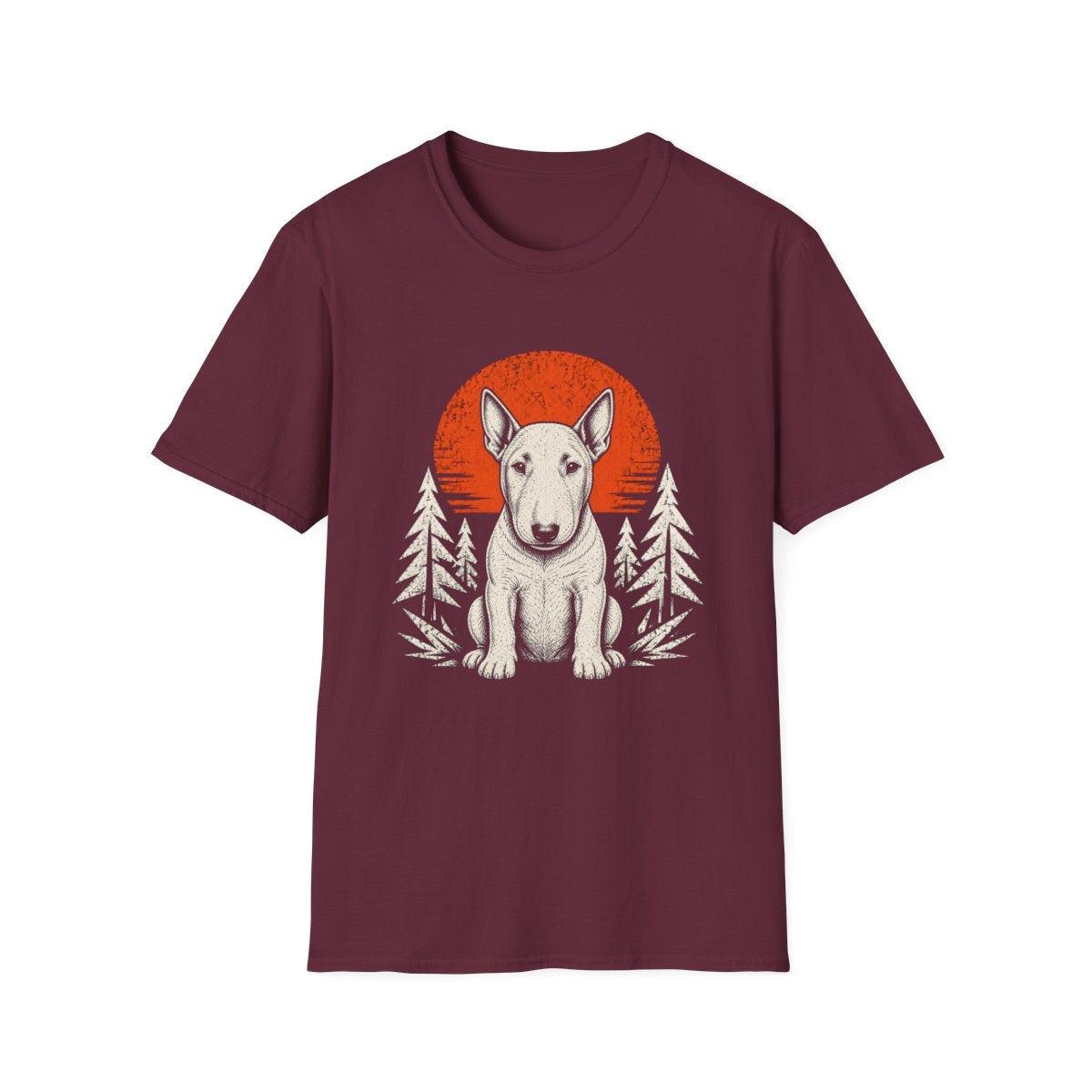 Bull Terrier Adventure Club Tee - Maroon