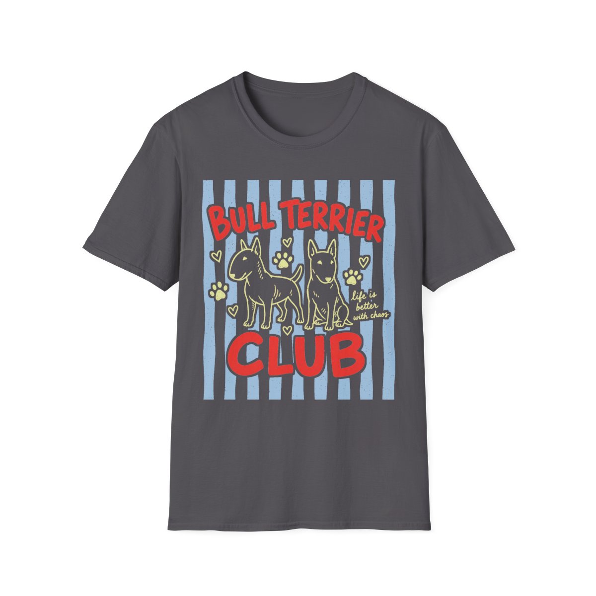 Bull Terrier Club Tee - Charcoal