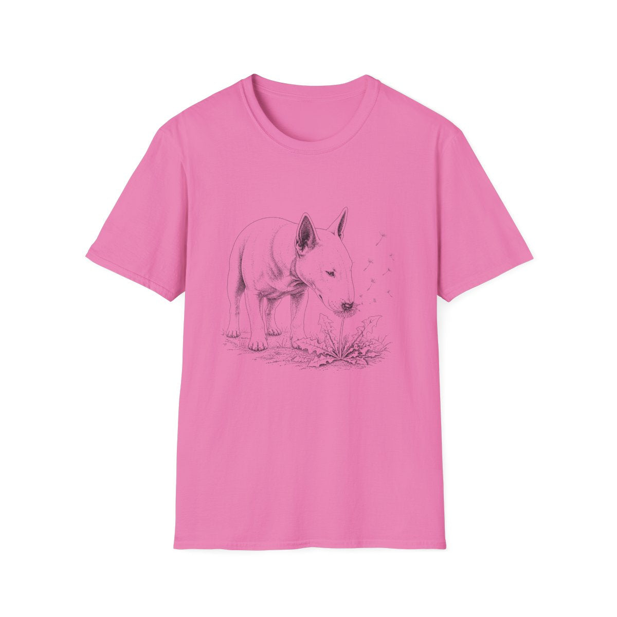 Bull Terrier Make A Wish Tee - Azalea
