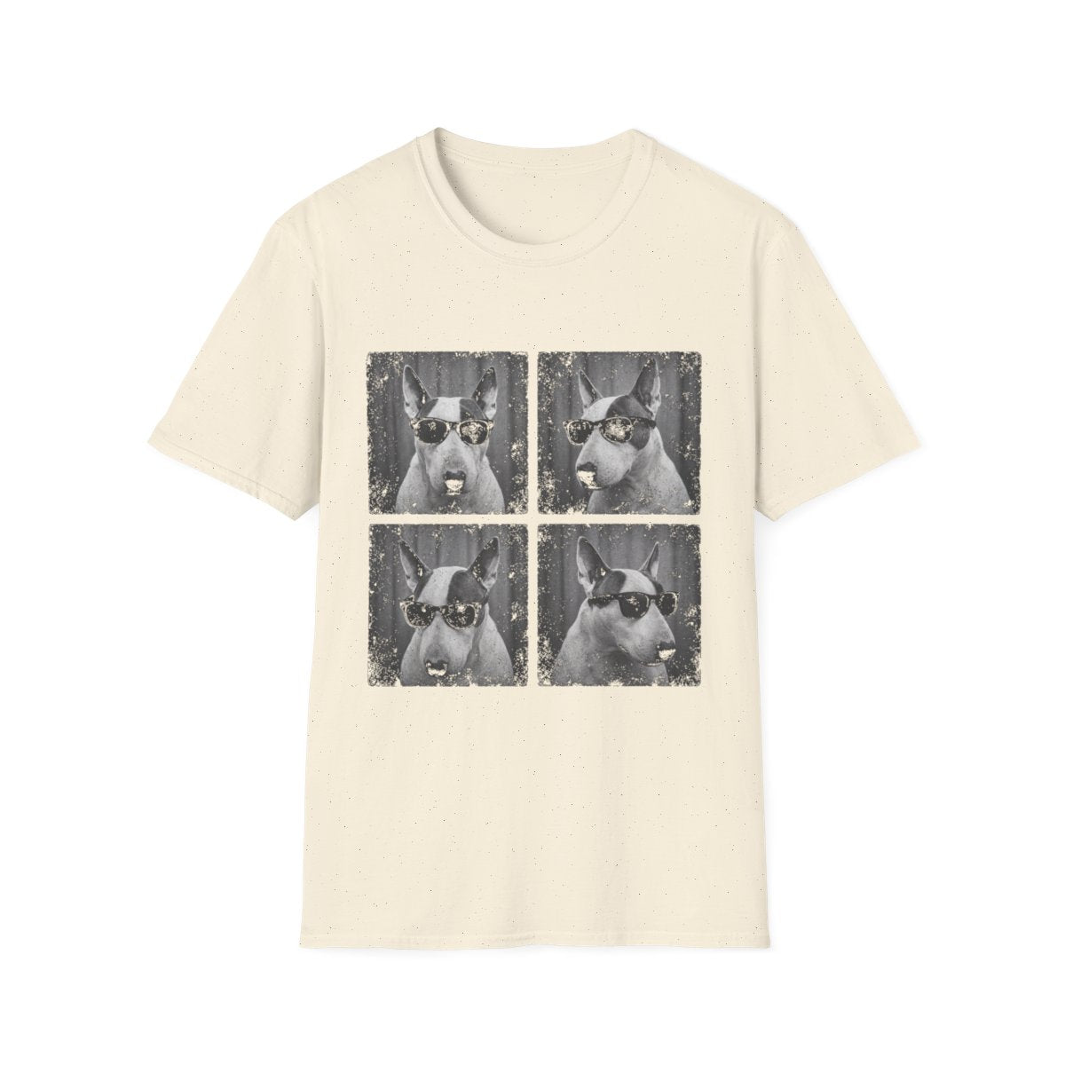 Bull Terrier Photo Booth Tee - Natural