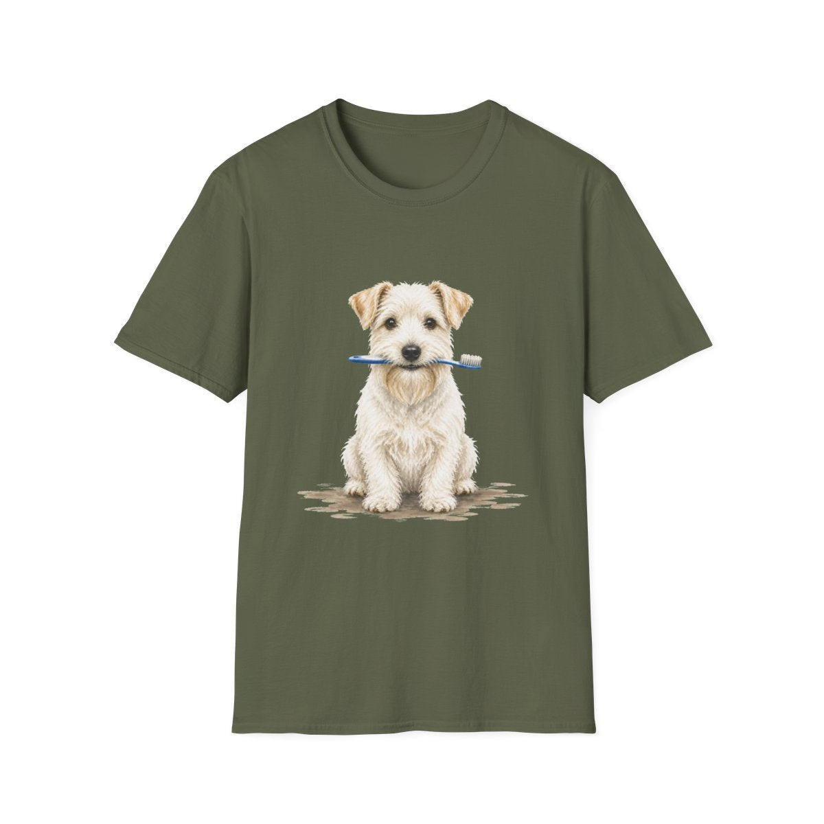 Dis Someone Say Dentist Sealyham Terrier Tee - Military Green