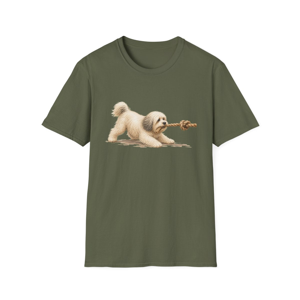 It's Mine Tibetan Terrier Tee - Military Green