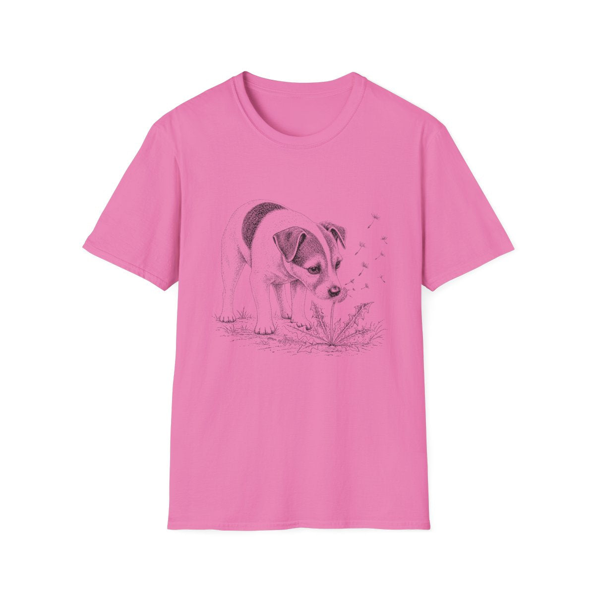 Jack Russell Terrier Make A Wish Tee - Azalea