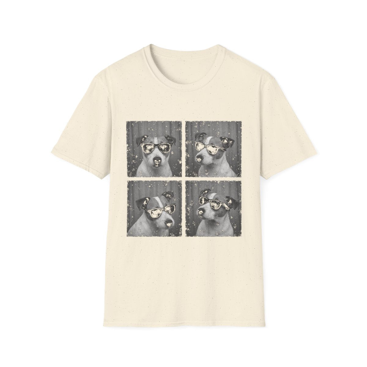 Jack Russell Terrier Photo Booth Tee - Natural