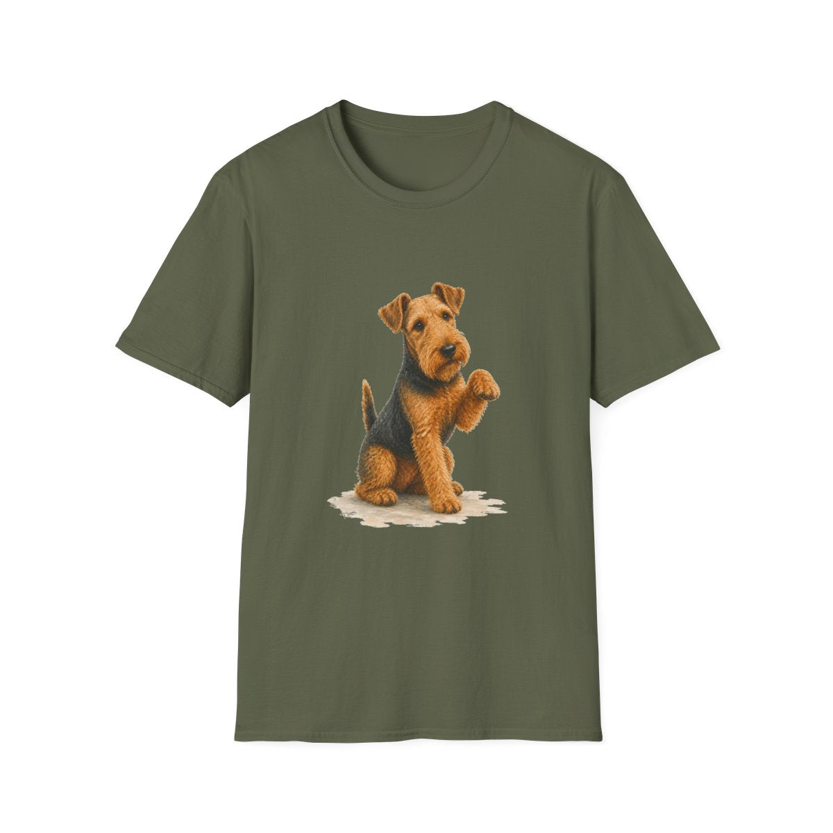 Just One Bite Welsh Terrier Tee - Military Green