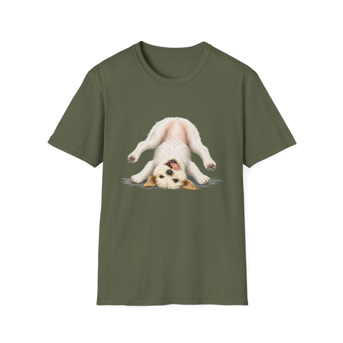 Living My Best Life Sealyham Terrier Tee - Military Green