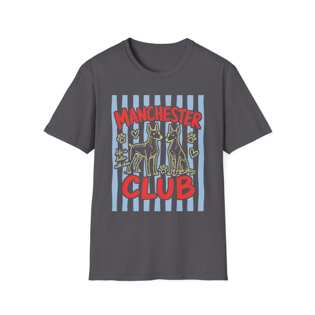 Manchester Club Tee - Charcoal