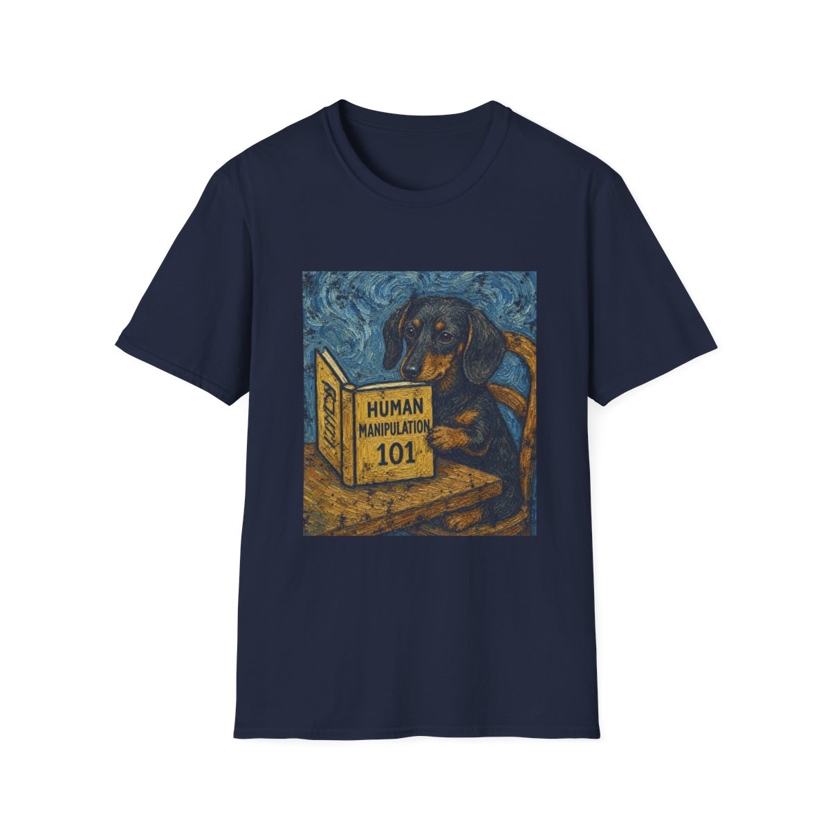 Master Manipulator Dachshund Tee - Navy