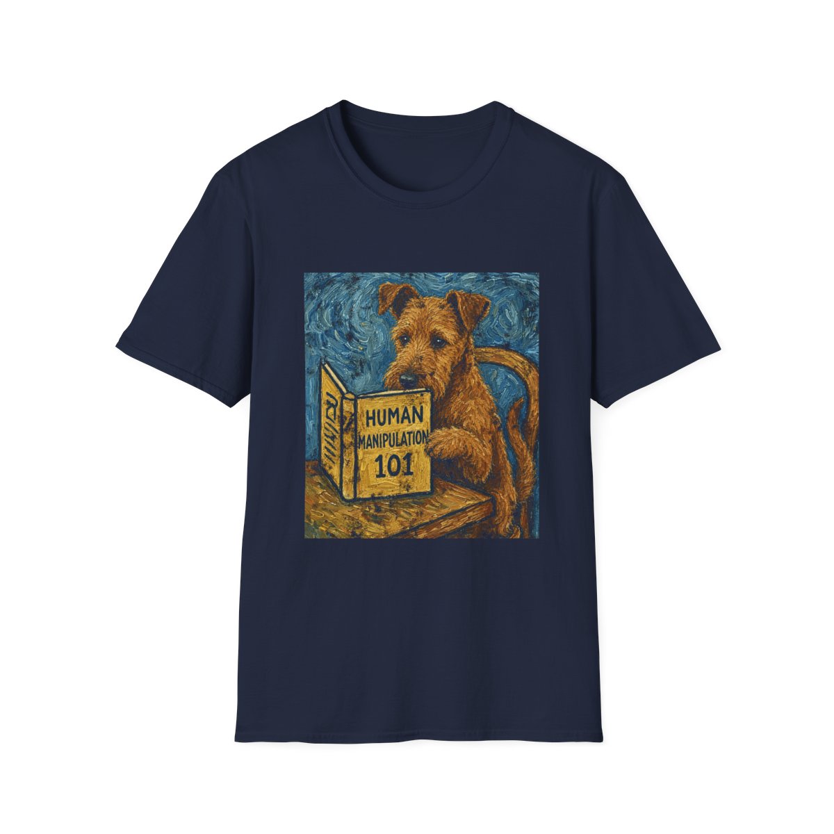 Master Manipulator Irish Terrier Tee - Navy