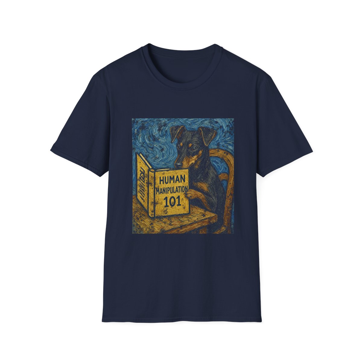 Master Manipulator Manchester Terrier Tee - Navy