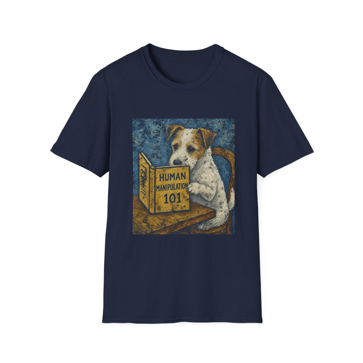 Master Manipulator Parson Russell Terrier Tee - Navy