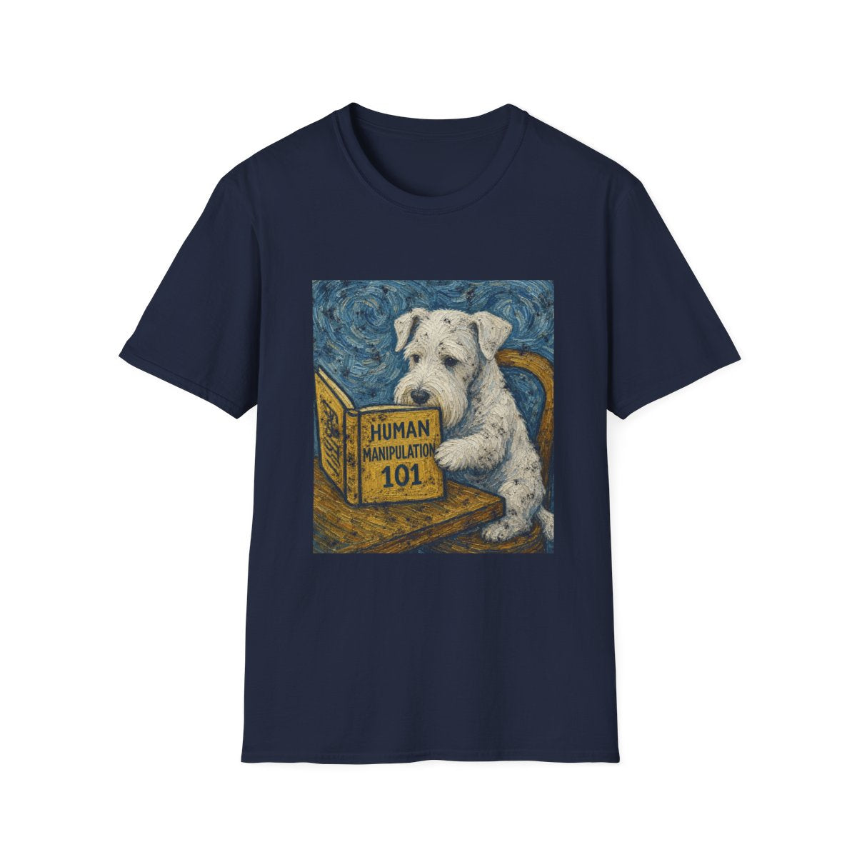 Master Manipulator Sealyham Terrier Tee - Navy