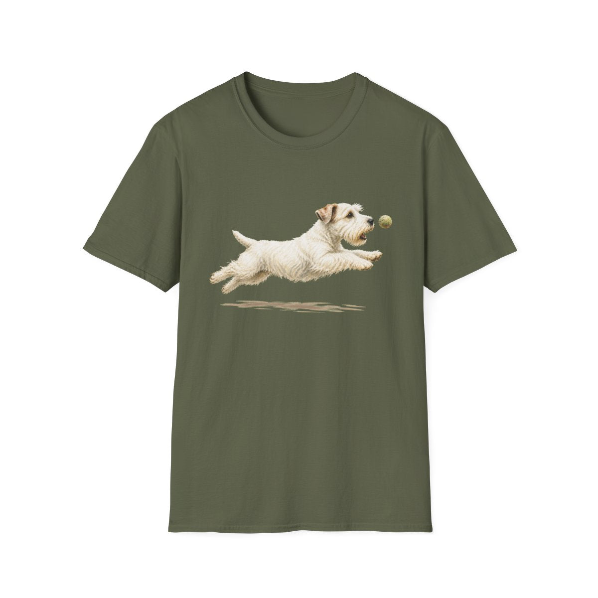 Nothing Gets Past My Sealyham Terrier Tee - Military Green