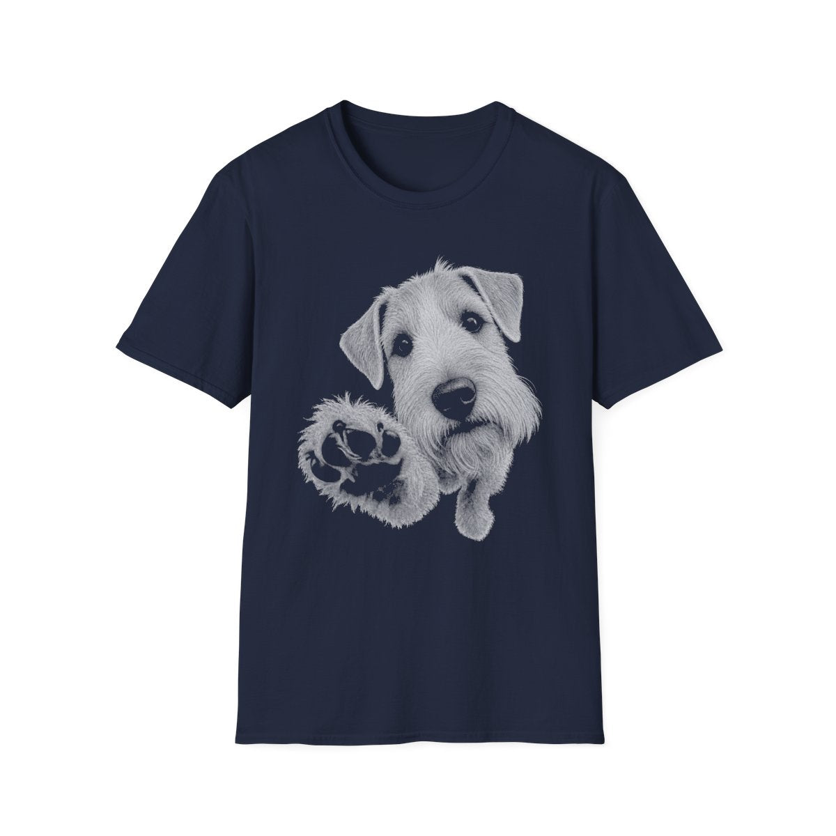 Paw Reach Sealyham Terrier Tee - Navy