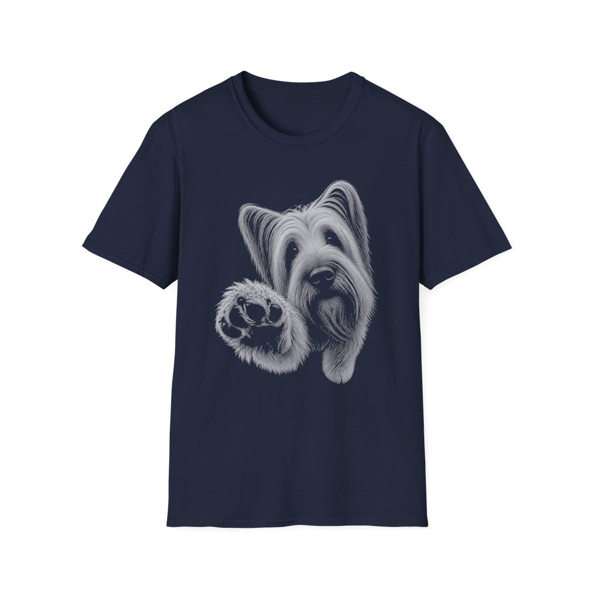 Paw Reach Skye Terrier Tee - Navy