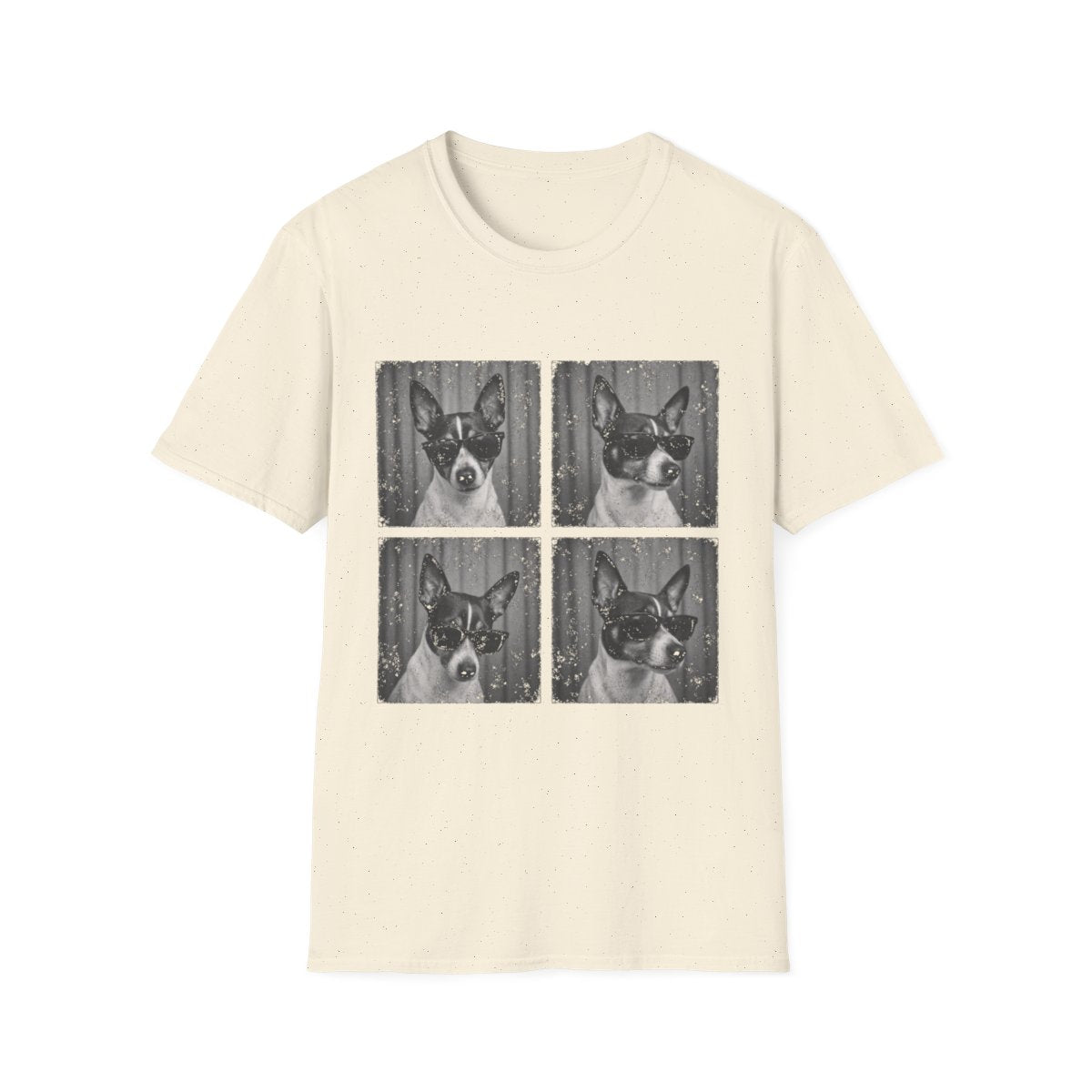 Rat Terrier Photo Booth Tee - Natural