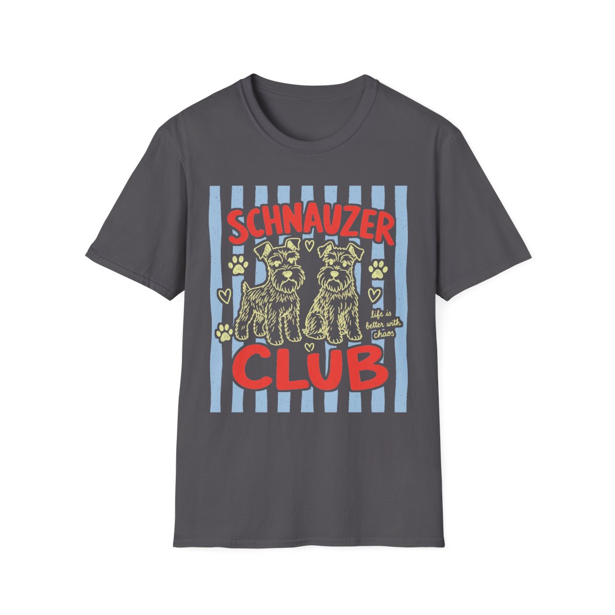 Schnauzer Club Tee - Charcoal