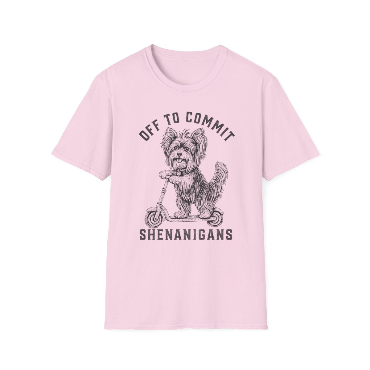 Scooter Biewer Terrier Tee - Light Pink