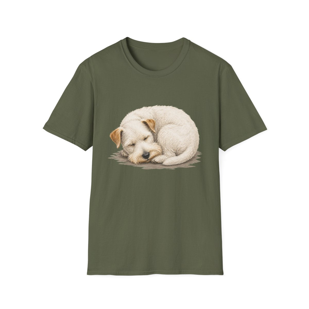 Sealyham Terrier Rest At Last Tee - Military Green
