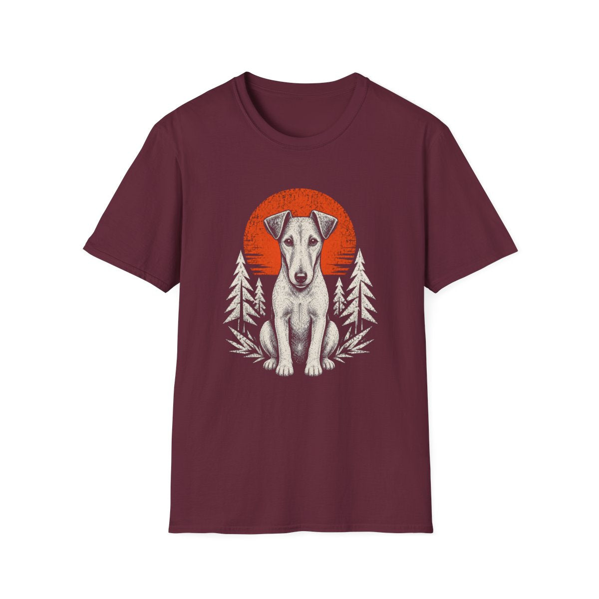 Smooth Fox Terrier Adventure Club Tee - Maroon