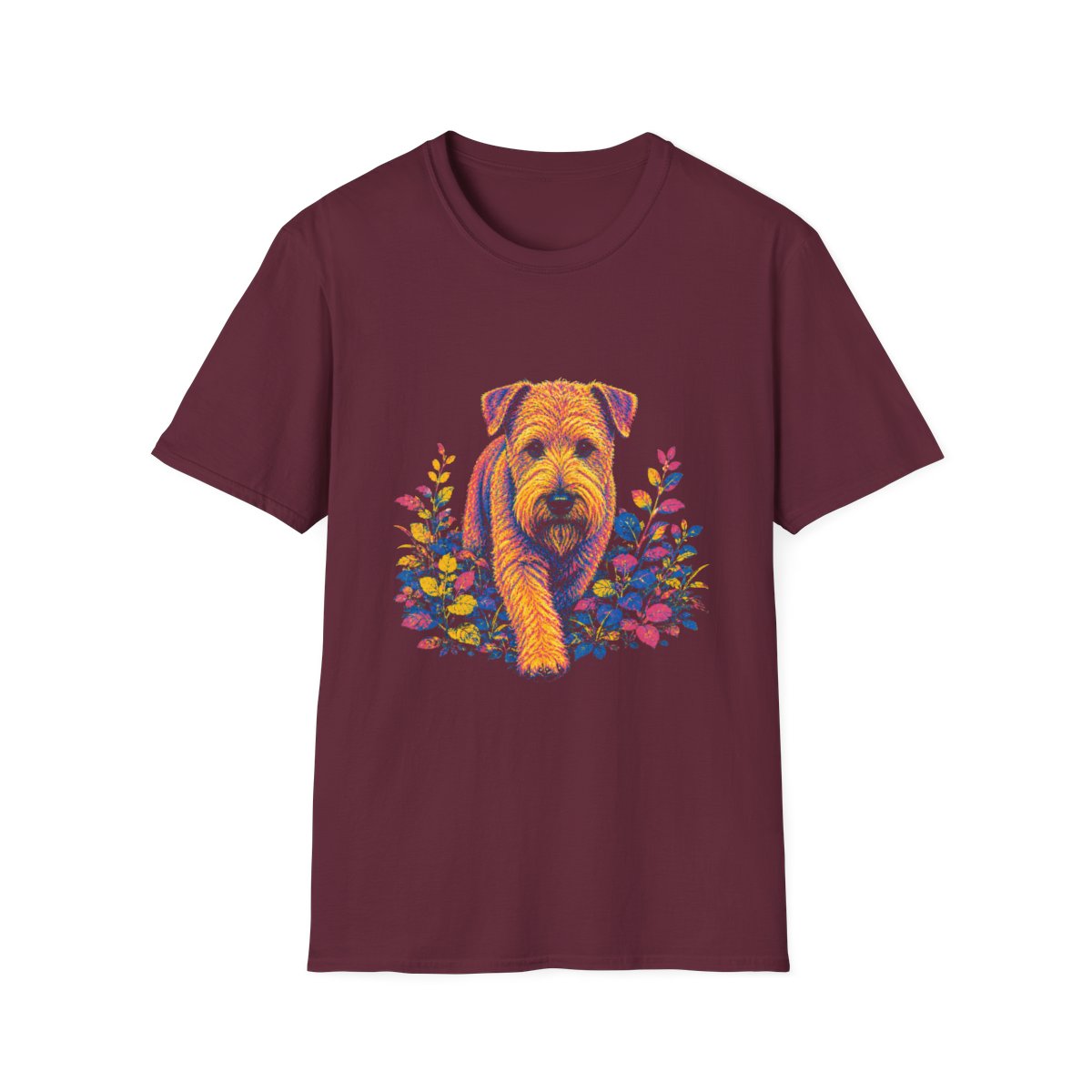Soft Coated Wheaten Terrier Bold Spirit Tee - Maroon