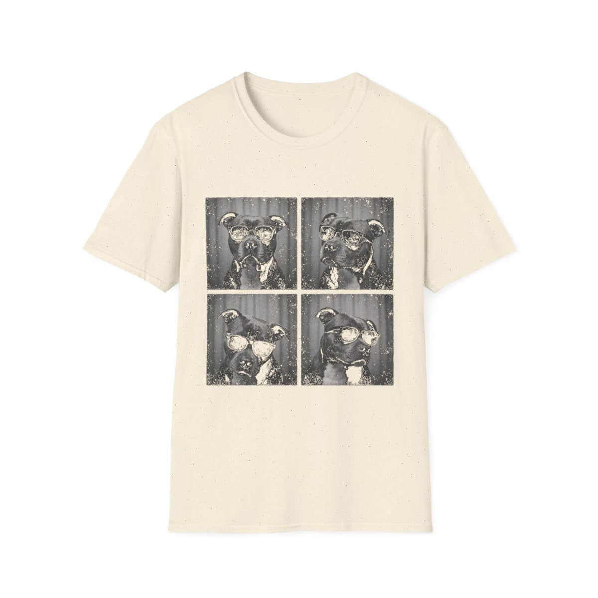 Staffordshire Bull Terrier Photo Booth Tee - Natural
