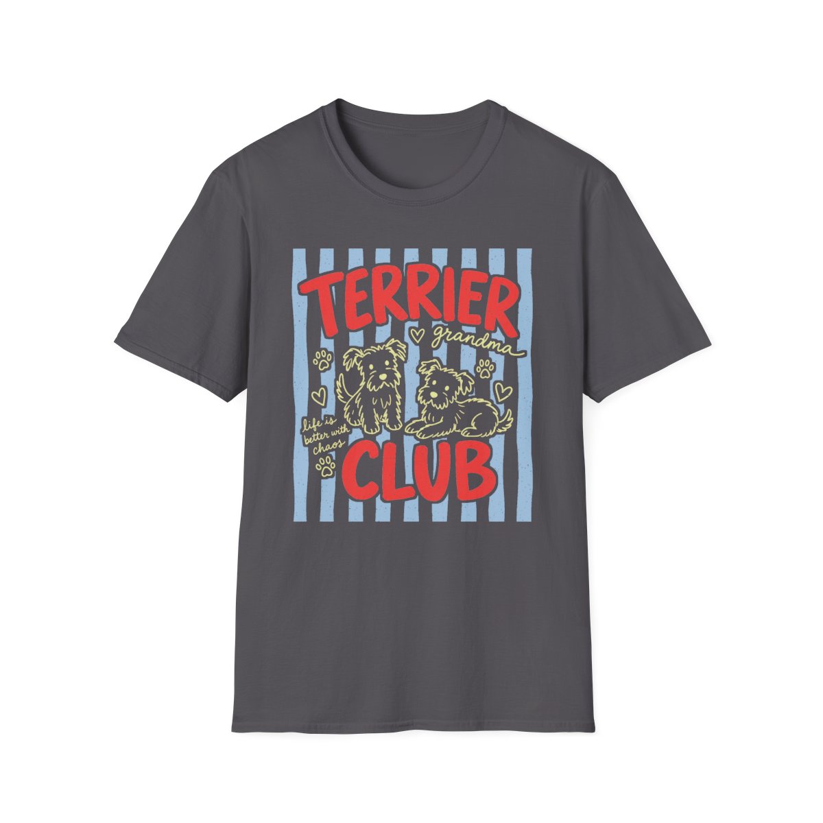 Terrier Grandma Club Tee - Charcoal