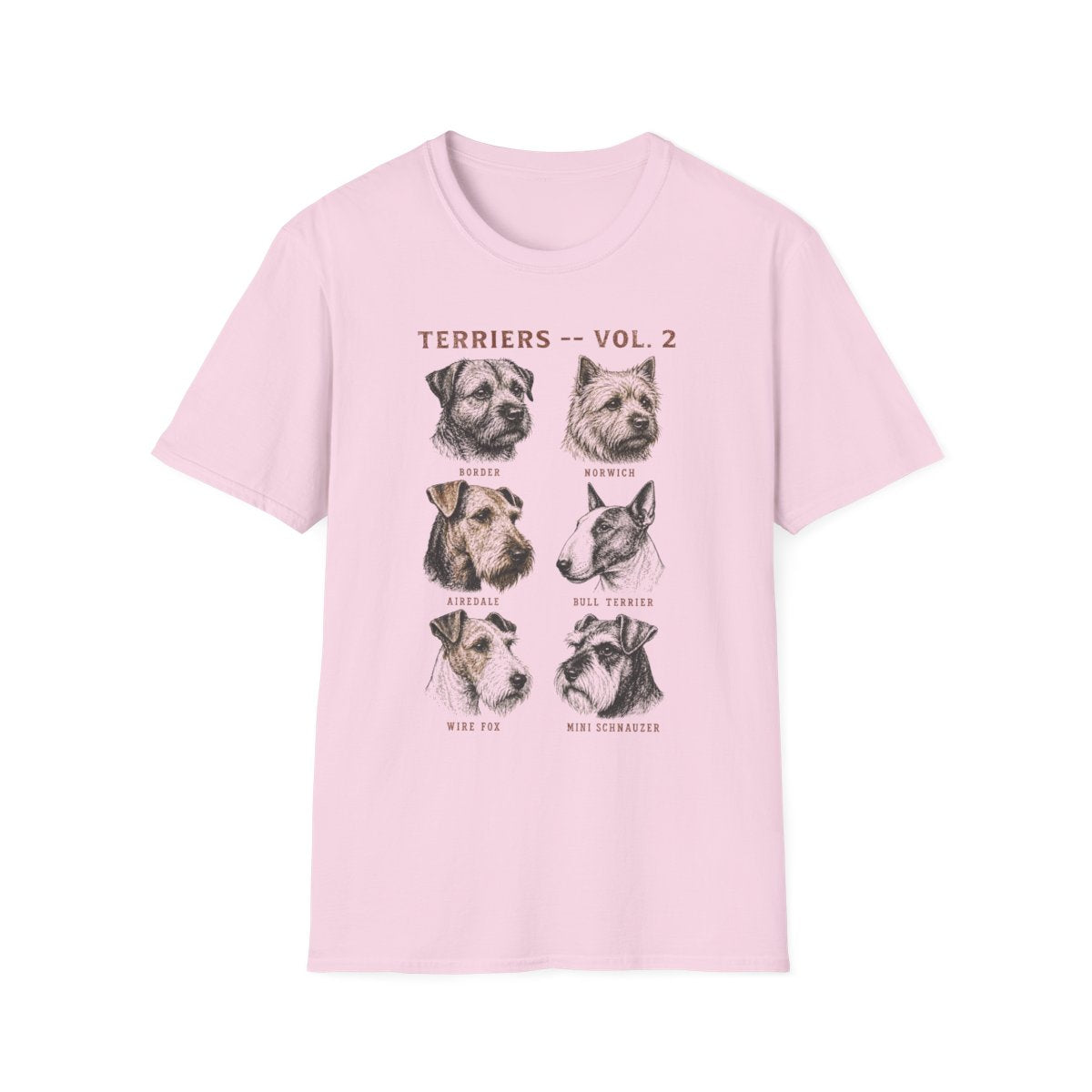 Terriers Vol 2 Tee - Light Pink