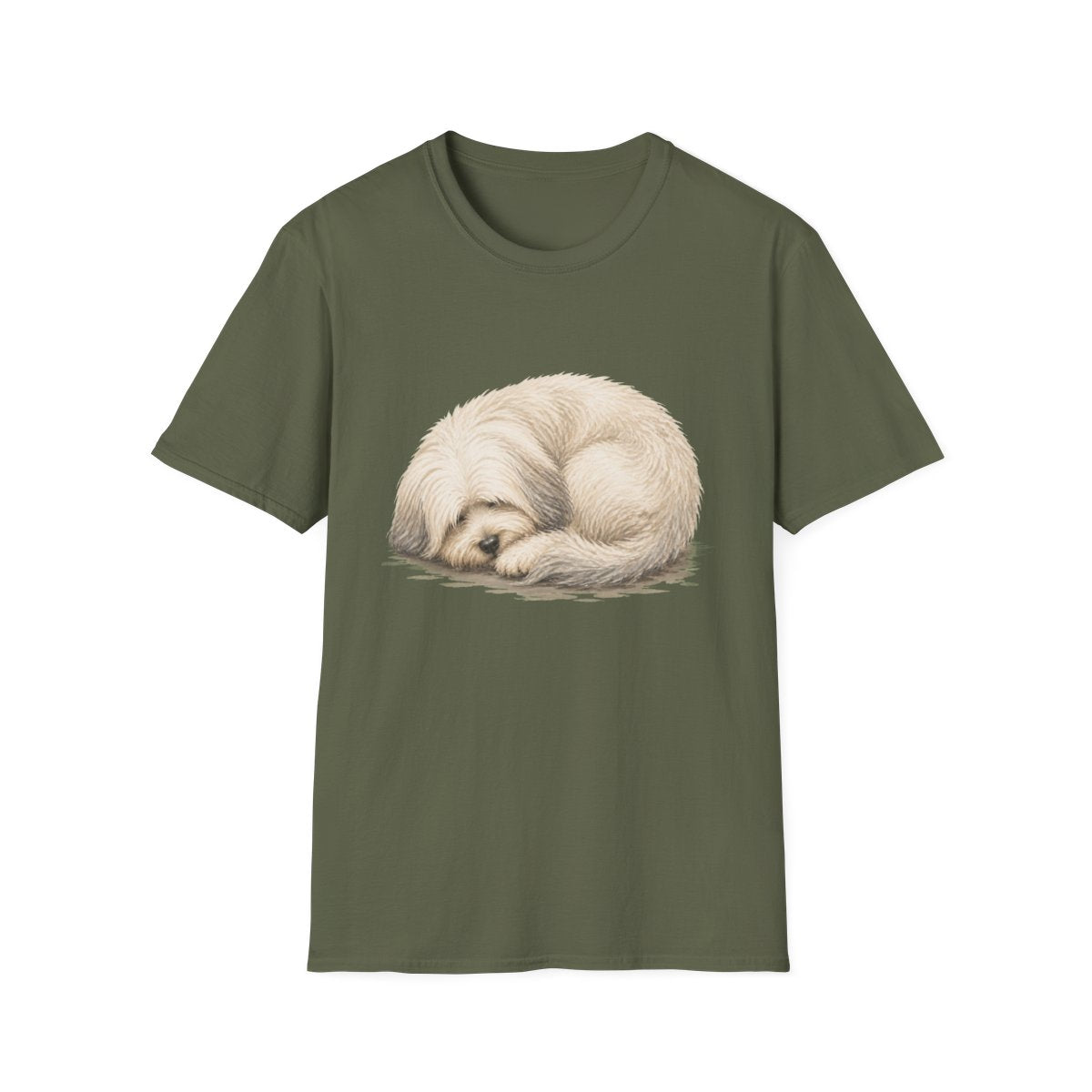 Tibetan Terrier Rest At Last Tee - Military Green