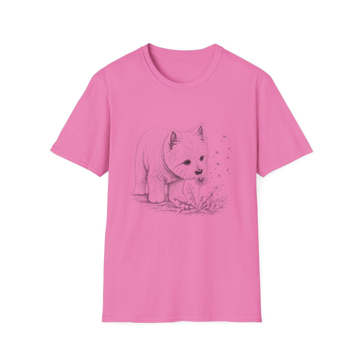 West Highland White Terrier Make A Wish Tee - Azalea