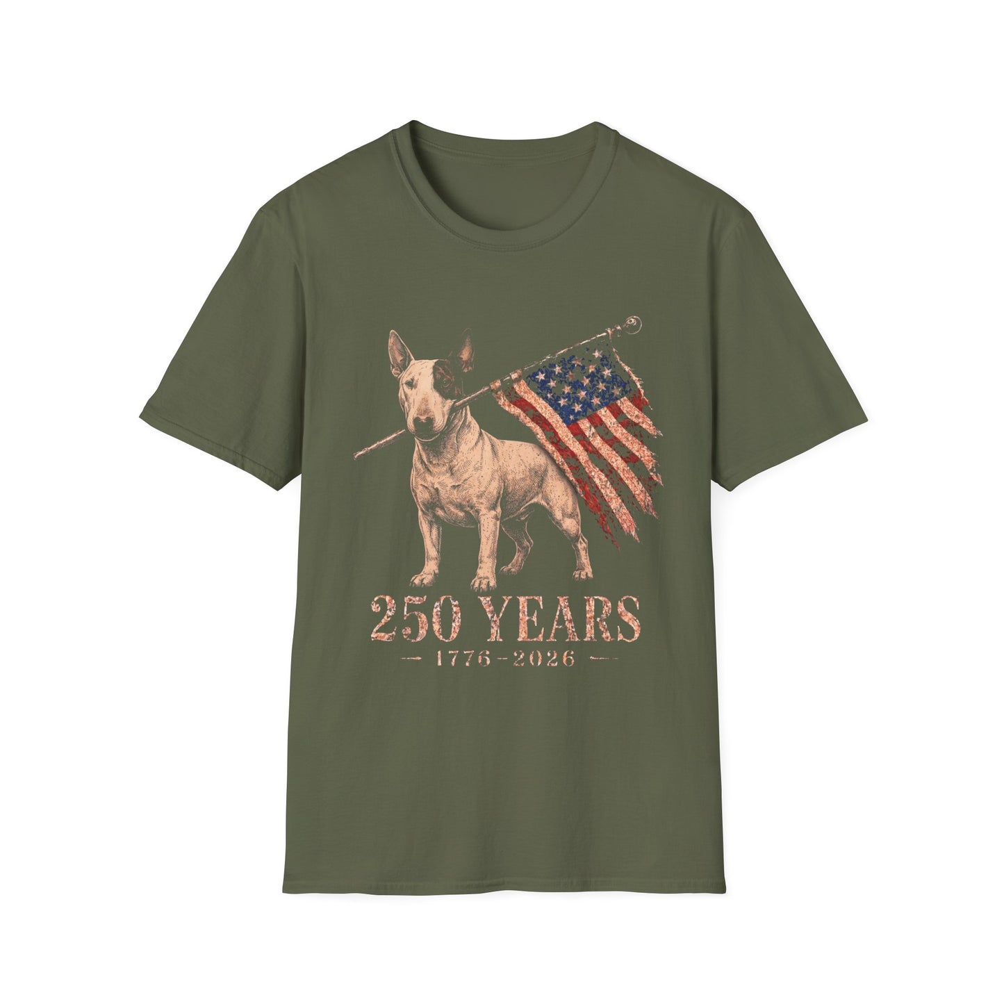 Bull Terrier USA 250 Years Tee