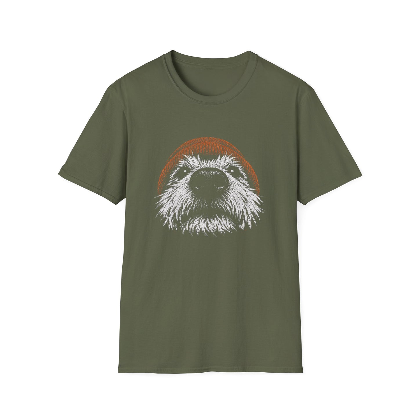 Orange Hat Westie Tee