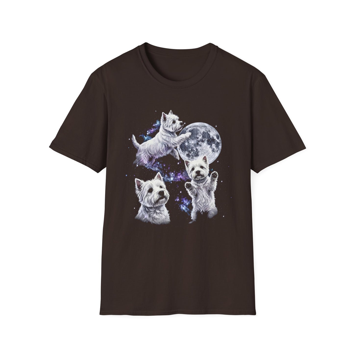 Westie Three Moon Color Tee