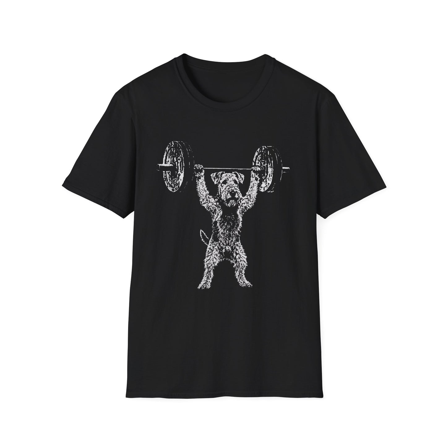 Airedale Terrier Powerlifting Tee