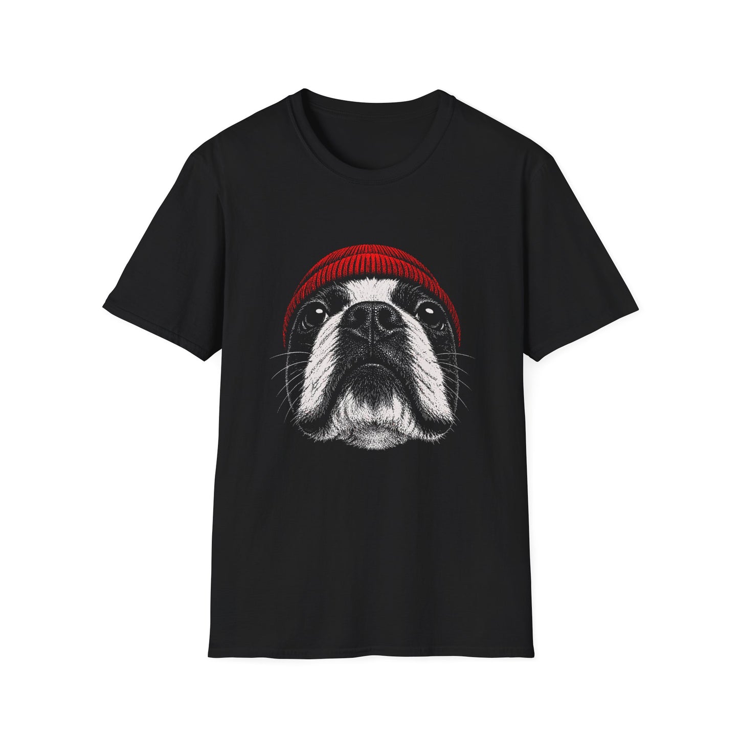 Red Hat Boston Terrier Tee