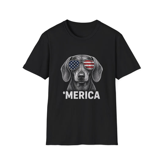 Dachshund Merica Tee